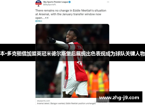 本·多克租借加盟英冠米德尔斯堡后展现出色表现成为球队关键人物